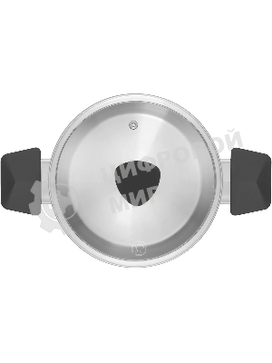 Кастрюля с/кр 20 см (2,8 л) серые ручки Rondell 714-RDS Strike