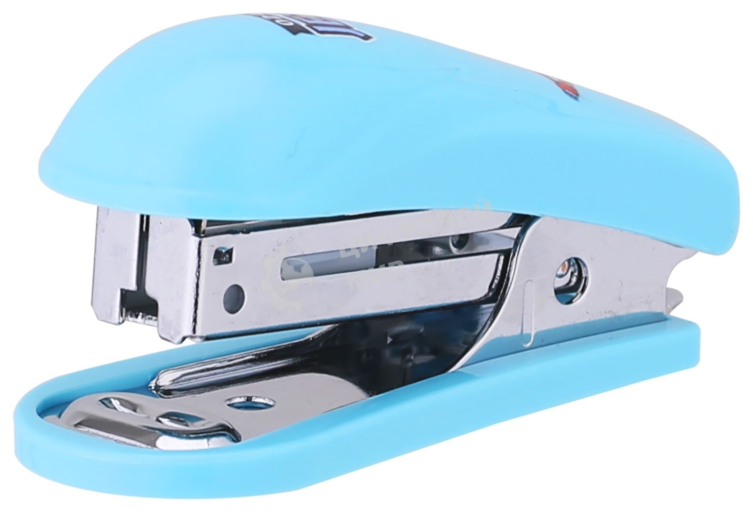 Степлер настольный Deli E0249 Super Wings 24/6 26/6 (12 листов), ассорти, 40 скоб, металл/пластик блистер