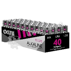 Элемент питания щелочной LR6 Alkaline Pack-40 (уп.40шт) ФАZА 5023017, 1.5 В