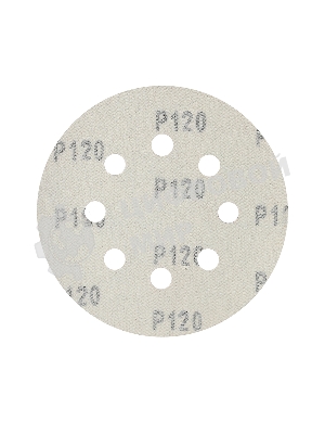 Круг шлифовальный PATRIOT на липучке, 125 мм, Р120, 8 отверстий, 5 шт