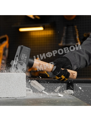 Кувалда Denzel 2000 г, кованая головка, буковая рукоятка