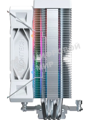 Устройство охлаждения(кулер) Montech NX400 ARGb Soc-AM5/AM4/1200/1700/1851 белый 4-pin 34.17dB Al+Cu 220W Ret (NX400ARGbWH)