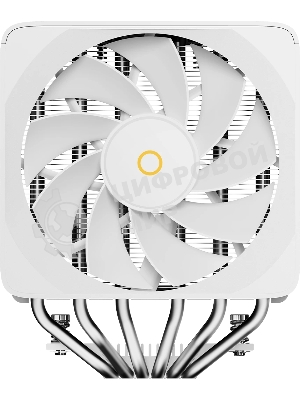 Кулер для процессора Ocypus Delta A62 EX WH Digital, 2x120мм ARGB FAN, Top Display Panel, 6 HEAT PIPES, 4-PIN PWM, 600-1800 RPM, 31DBA, HYDRO BEARING, LGA115X/1200/1700/18XX, AM4/AM5