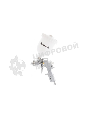 Набор пневмоинструмента Matrix, 5 предметов, быстросъемное соед. краскорасп. с верхним бачком