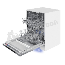 Встраиваемая посудомоечная машина Maunfeld MLP6242G02 Light Beam, серебристый, 59.8 см, 12 компл., 49 дБ, класс A++