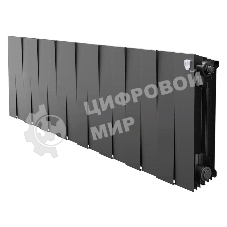 Радиатор биметаллический Royal Thermo PianoForte 300 черный - 16 секц.