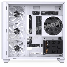 Компьютерный корпус без блока питания Корпус JONSBO TK-3 White ATX без БП, mini-ITX, micro-ATX, белый