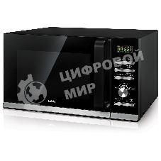 Микроволновая печь BBK 25MWC-991T/B черный/серебристый, 25 л, 900 Вт, переключатели - кнопки, поворотный механизм