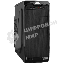 Компьютерный корпус Miditower ExeGate UN-604-UNS350 (ATX, БП UNS350 с вент. 12см, 2хUSB+2хUSB 3.0, аудио, черный)