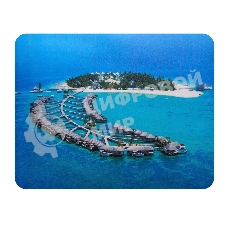 Коврик для мыши Buro BU-M10020 рисунок/тропический отель