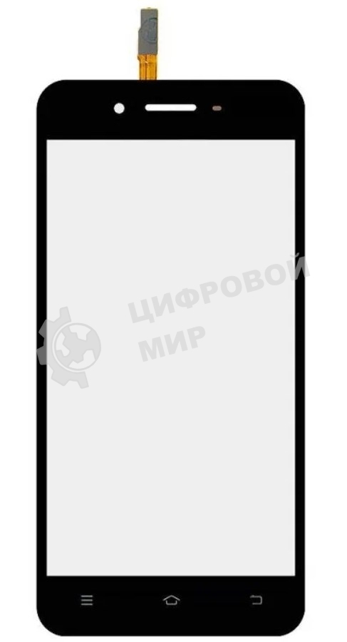 Сенсорное стекло (тачскрин) для Vivo Y53 (Y53i), черное