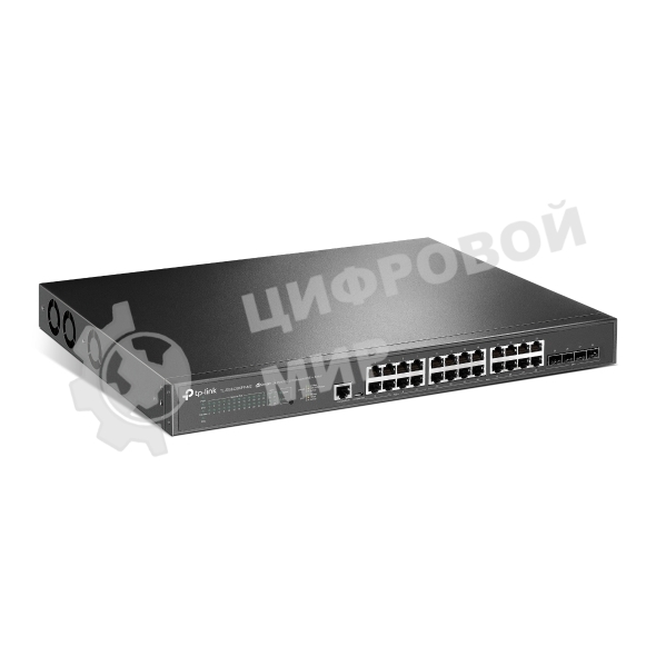 Коммутатор управляемый TP-Link TL-SG3428XPP-M2 JetStream уровня 2+ с 24 портами 2,5 Gbит/с (8 портов PoE++, 16 портов PoE+) и 4 портами SFP+ 10 Gbит/с