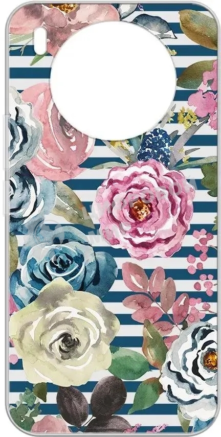 Чехол (клип-кейс) Gresso Air, для Honor 50 Lite, прозрачный/рисунок gr17aaae9355