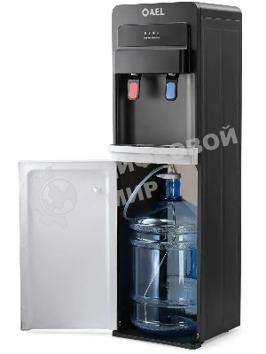 Кулер AEL LD-AEL-805a напольный электронный черный/белый