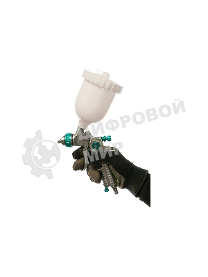 Краскопульт пневматический Stels ag 801 hvlp 57360 гравитационный сопло 1.5мм и 1.8мм