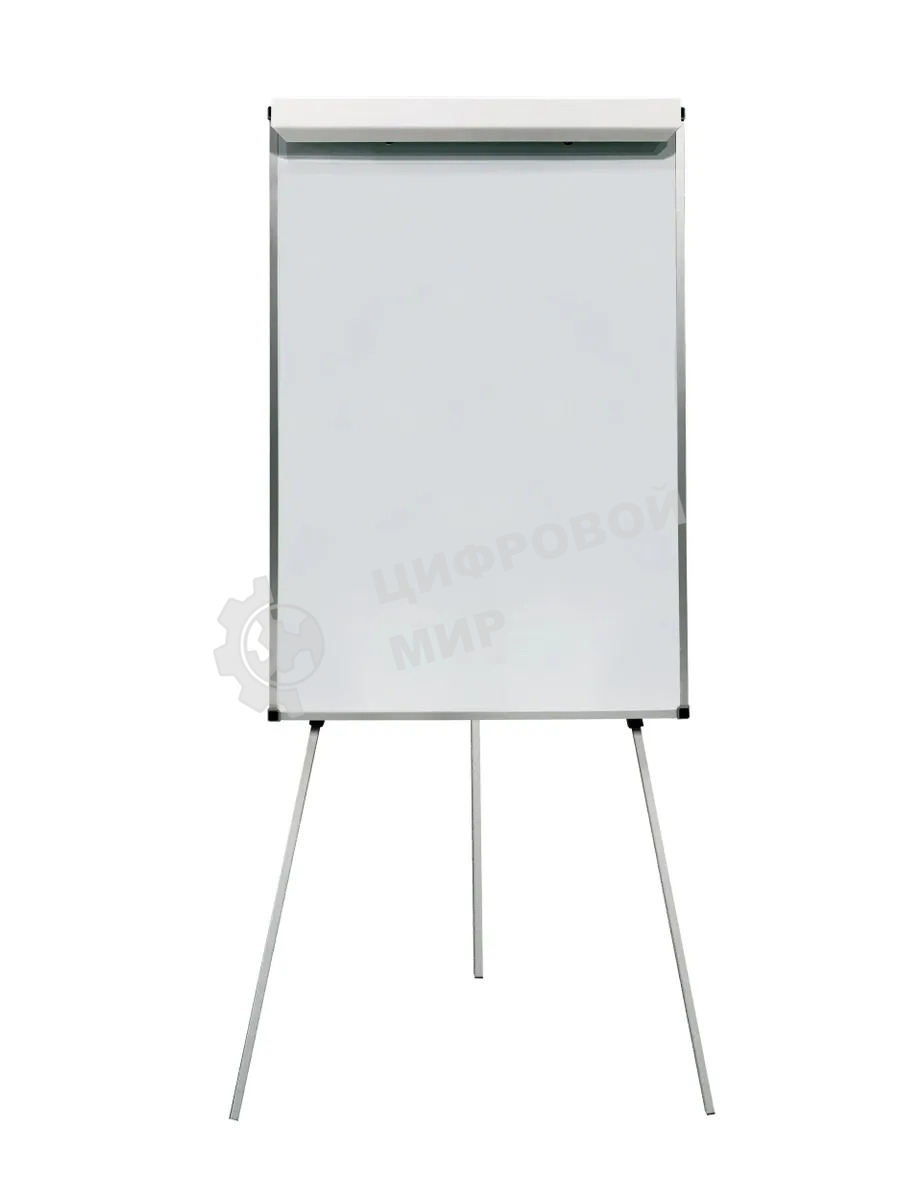 Флипчарт Silwerhof Daily, лак, 70x100 см на треноге белый, лоток для аксессуаров