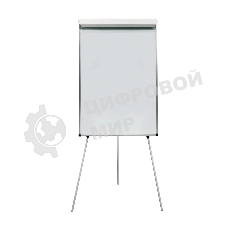 Флипчарт Silwerhof Daily, лак, 70x100 см на треноге белый, лоток для аксессуаров