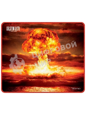 Комплект клавиатура+мышь Qumo Wartime проводной, USB, 3200 DPI, чёрный