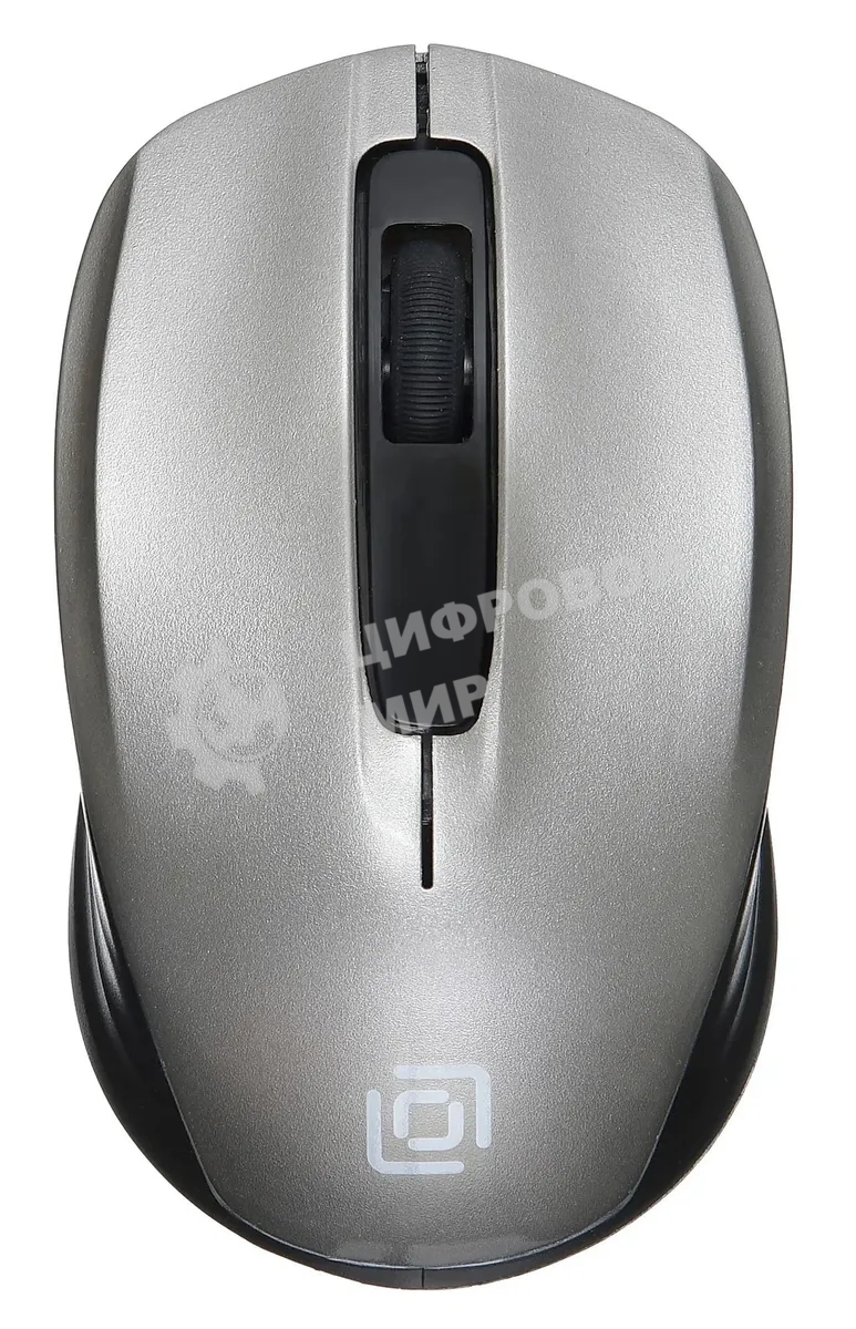Мышь беспроводная Oklick 475MW черный/серый, 1200 dpi, радиоканал, USB, кнопки - 3