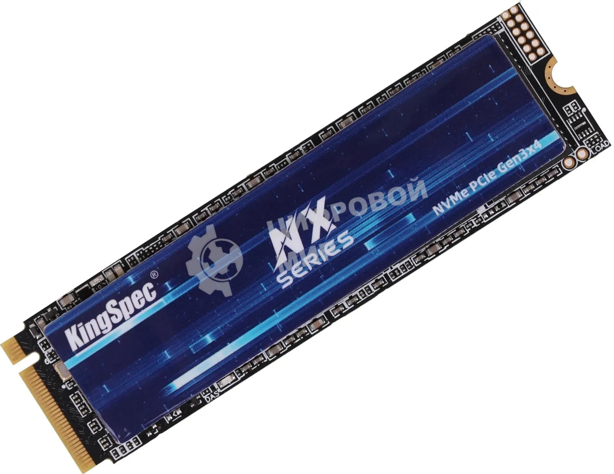 Накопитель SSD M.2 KingSpec NX-1Tb, PCIe 3.0 x4, NVMe, R/W 3400/3100