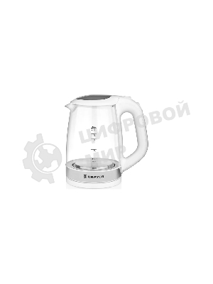 Чайник электрический BRAYER BR1040WH 2220 Вт, 2 л, стек л, белый.