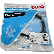 Кабель Buro ver1.4 USB Type-C (m) DisplayPort (m) 1.5м черный