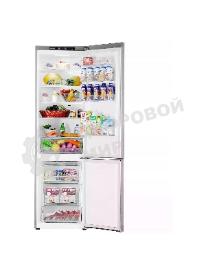 Холодильник LG GA-B509MCZL серый двухкамерный 277/107л морозилка снизу, No Frost