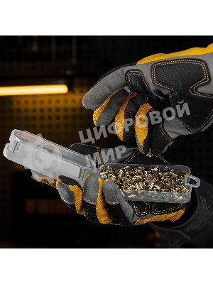 Заклепки резьбовые Denzel стальные, оцинкованные, М3, пластиковый кейс, 200 шт.