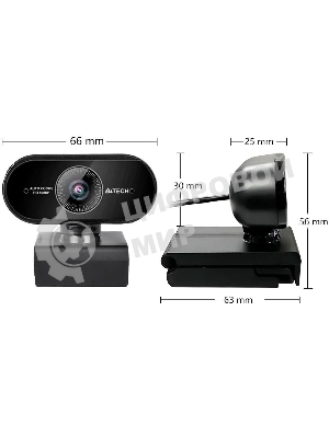 Веб-камера A4Tech PK-930HA 1920x1080, 30 кадр/с, USB Type-A, микрофон, автоматическая фокусировка, универсальное крепление