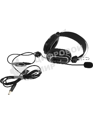 Гарнитура A4Tech HU-50 чёрный, проводная