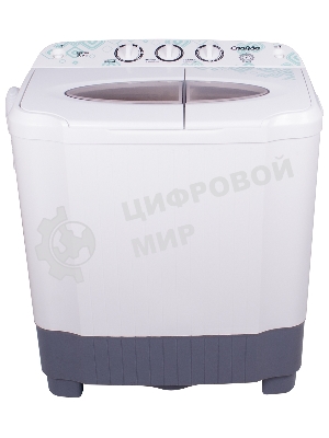 Стиральная машина Славда WS-50PЕТ белый, загрузка вертикальная 5 кг, 1350 об/мин, класс А