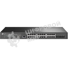Коммутатор управляемый TP-Link TL-SG3428XPP-M2 JetStream уровня 2+ с 24 портами 2,5 Gbит/с (8 портов PoE++, 16 портов PoE+) и 4 портами SFP+ 10 Gbит/с