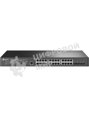 Коммутатор управляемый TP-Link TL-SG3428XPP-M2 JetStream уровня 2+ с 24 портами 2,5 Gbит/с (8 портов PoE++, 16 портов PoE+) и 4 портами SFP+ 10 Gbит/с