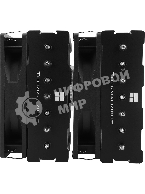 Устройство охлаждения(кулер) Thermalright Phantom Spirit 120 SE Soc-AM5/AM4/1151/1200/1700 черный 4-pin 25.6dB Al+Cu 765gr Ret (PS120-SE)