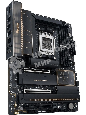 Материнская плата ASUS PROART X870E-CREATOR WIFI, AM5, AMD X870E, 4xDDR5, 4xSATA, 4xM.2, 2xPCIe 5.0 x16, 1xPCIe 4.0 x4, 2xUSB-C 40Gbps, 1xUSB-C 20Gbps, 7xUSB-A 10Gbps, 1xUSB-A 2.0, 1xDP (v1.4), 1xHDMI (v2.1), 1x10Gb LAN, 1x2.5Gb LAN, Wi-Fi 7, Bluetooth 5.4, 3x3.5 мм, 7.1, ATX