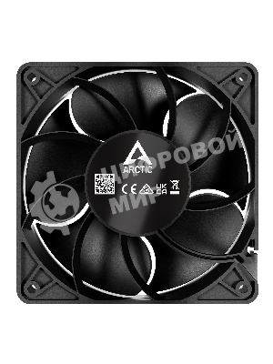 Вентилятор для корпуса Arctic S12038-4K черный, 120 мм, 4000 об/мин, 4 pin