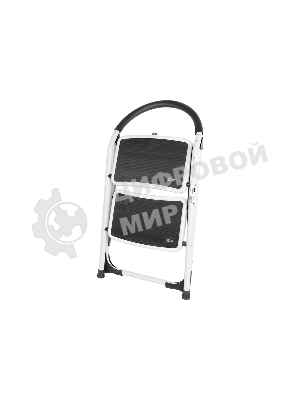 Стремянка стальная двухступенчатая Deli DL509012 макс.высота 460мм, до 150кг, ступени 360x270мм