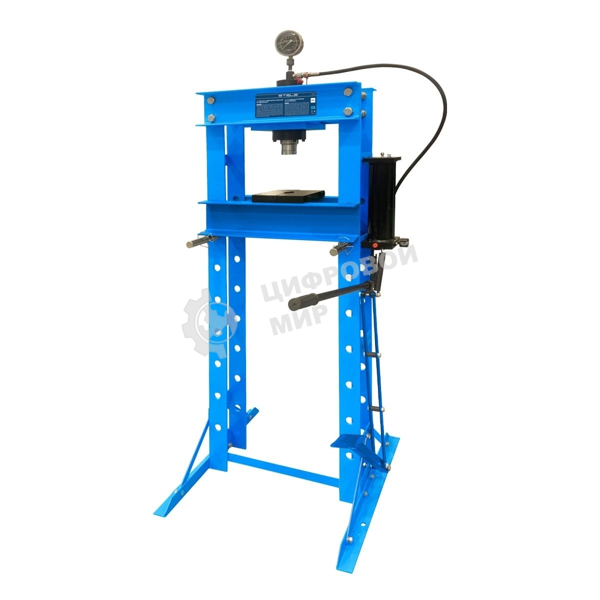 Пресс гидравлический с манометром и педалью Stels 52316 30 т