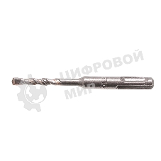 Бур по бетону Denzel двойная спираль, Cobalt W-tip, 6x110 мм, SDS PLUS