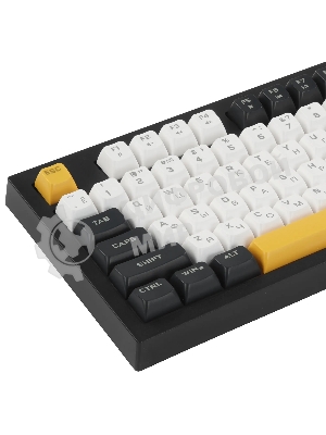 Клавиатура проводная Ritmix RKB-587BL синий-белый-оранжевый