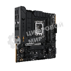 Материнская плата ASUS TUF GAMING B760M-PLUS II, LGA 1700, Intel B760, 4xDDR5, 4xSATA, 3xM.2, 1xPCIe 5.0 x16, 1xPCIe x4, 1xPCIe x1, 1xUSB-A 3.2 Gen 2, 2xUSB-A 3.2 Gen 1, 4xUSB 2.0, 1xUSB-C 3.2 Gen 2x2, 1x2.5Gb LAN, 5x3.5 мм, 7.1, mATX