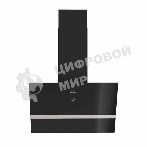 Вытяжка наклонная Elikor Rise BK 60 черный, 60 см, 750 куб. м/ч, 56 дБ