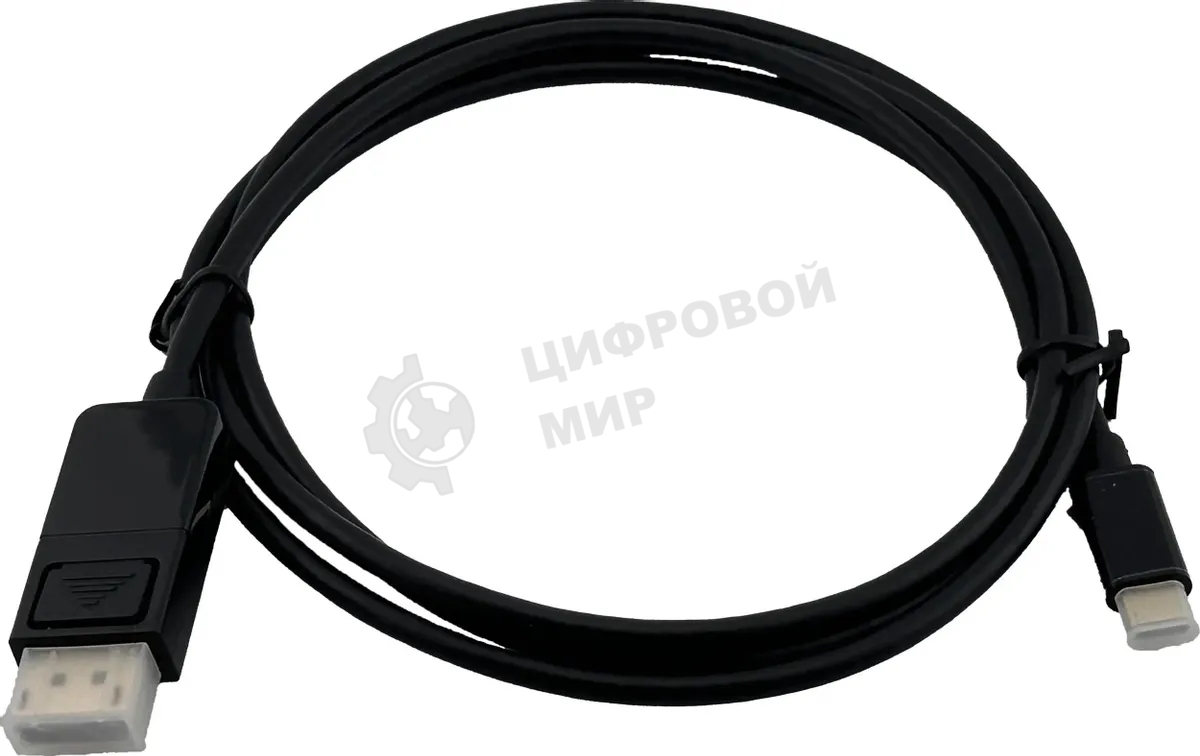 Кабель Buro ver1.4 USB Type-C (m) DisplayPort (m) 1.5м черный