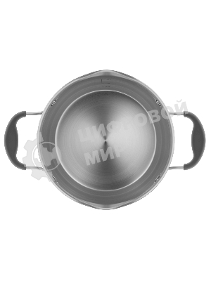 Кастрюля Maunfeld LAURA MCS22S08GR из нержавеющей стали со стеклянной крышкой, 18 см, 2,2 л.