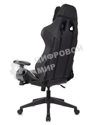 Кресло Бюрократ VIKING 5 AERO WHITE черный/белый, экокожа, 120 кг, механизм качания