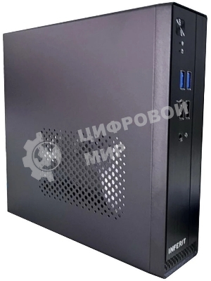 Компьютерный корпус FoxLine FL-105-AD120-DC-INF (FL-105-AD120-DC-INF) FL-105-AD120-DC-INF mITX case (2L), 2хUSB 2.0+2хUSB 3.0, 1хcombo audio, 40мм FAN, VESA, w/DC-ATX converter, w/120W pwr adapter, w/pwr