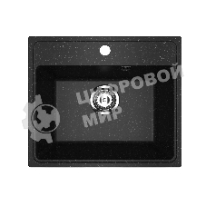 Мойка кухонная PRACTIK PR-M 490-004 черный оникс