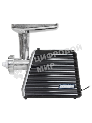 Мясорубка электрическая JVC JK-MG128 черный, 2500 Вт, 2.7 кг/мин, реверс, металлический лоток, насадки - 4