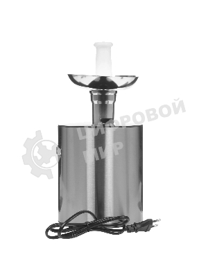 Мясорубка электрическая Galaxy Line GL 2400 серый, 1200 Вт, 1.3 кг/мин, реверс, защита от перегрузки, металлический лоток, насадки - 5