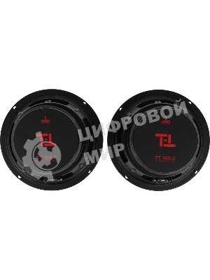 Колонки автомобильные Ural ТТ 165.2 (без решетки) 220Вт 95дБ 4Ом 16.5 см (6 1/2 дюйм) (ком.: 2кол.) среднечастотные однополосные